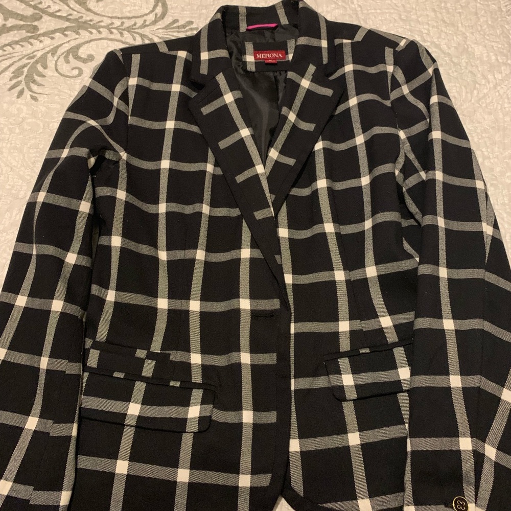 Plaided Blazer